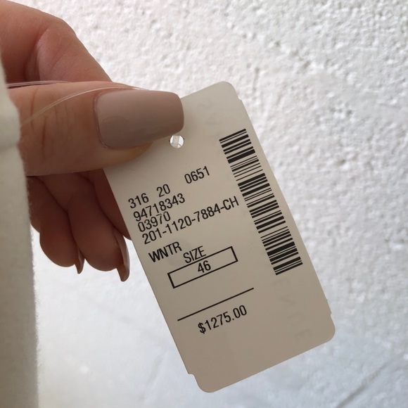 Gucci Winter White wool cashmere slacks sz: 46 NWT - Picture 7 of 10